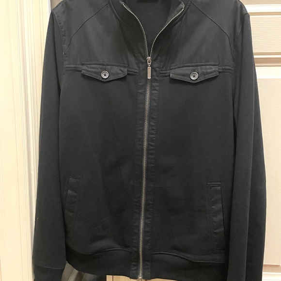 Excellent Like New Condition Mens Black Marc Anthony Lightweight lined Jacket - Picture 1 of 11